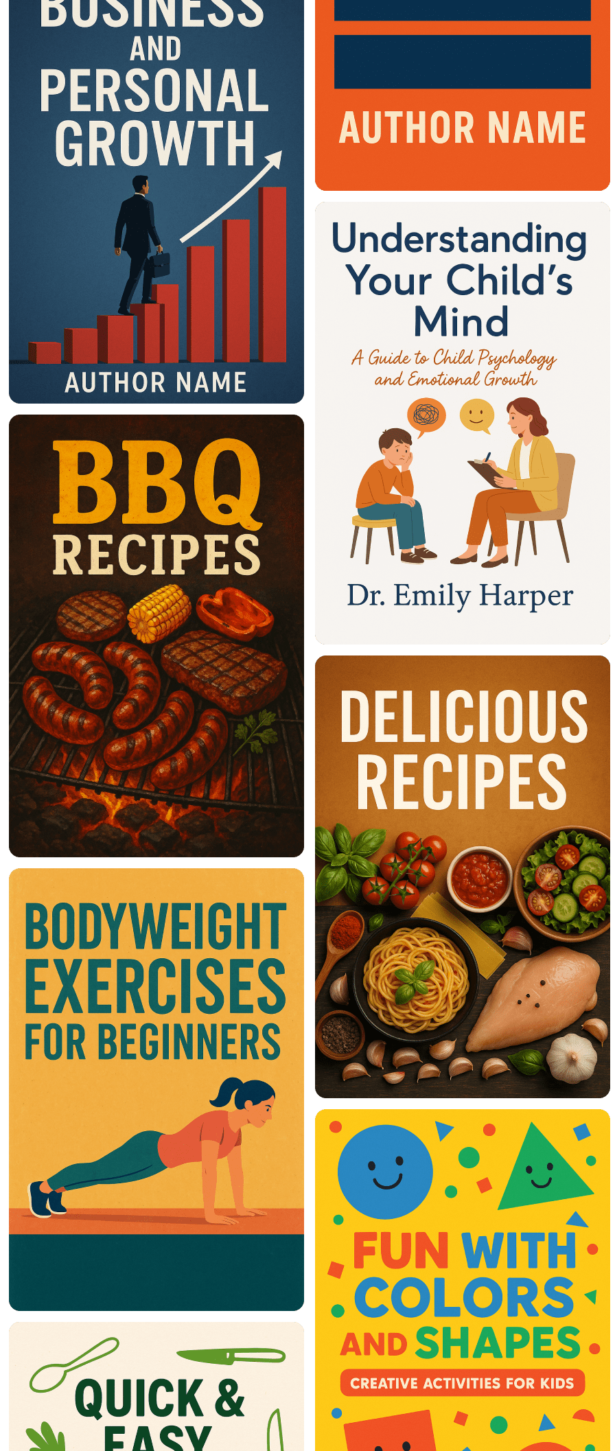 Real-time build of cover, keywords and A+ Content in BoundHive